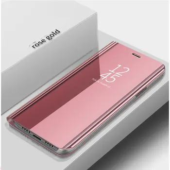 Urządzony w luksusowym lustrzane etui do Huawei Y9S Y 9S Case Flip Stand etui do telefonu Huawei Y9S Y6S Case Cover STK-L21 Coque fundas Y9 S 2019