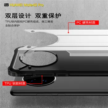 Armor etui do Huawei Mate 40 Pro Case Mate 40 TPU Cover & PC obudowy ochronne zderzak telefonu Huawei Mate 40 Pro Funda