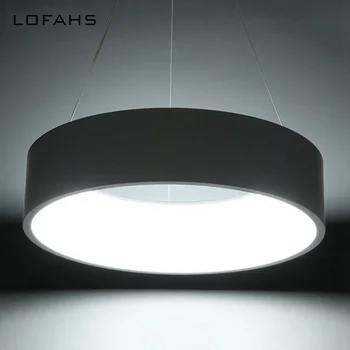 LOFAHS Round circles pendant lamp aluminum LED pendant light decoration wiszące lampy do stołu biura sali