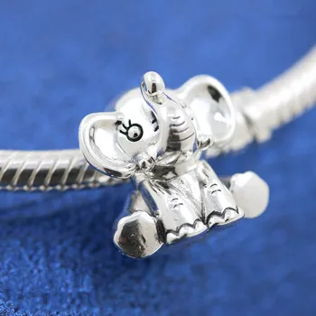 2020 Nowa jesień 925SilverThe Elephant zawieszenia koraliki bransoletki pasuje oryginalny DIY Fine Biżuteria dla kobiet prezent