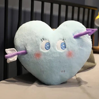 Dropshipping cupid's love arrow poduszka poduszki pluszowe zabawki kreatywne w kształcie serca sypialnia poduszka urodziny dziewczyna prezent