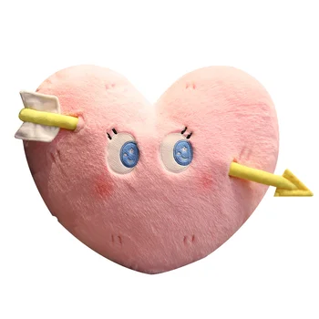 Dropshipping cupid's love arrow poduszka poduszki pluszowe zabawki kreatywne w kształcie serca sypialnia poduszka urodziny dziewczyna prezent