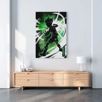 Wall Artwork Modular Gon Freecss Hxh Manga Paintings Fight Cool Boy Pictures Hd Prints Home Poster Canvas Living Room Decoration