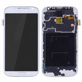 Oryginalny wyświetlacz LCD z ramką do telefonu SAMSUNG Galaxy S4 Display i9500 i9505 i9506 LCD Touch Screen Digitizer Assembly With Gift