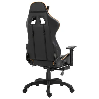 Komputerowe krzesło domowe siedzenie nie znudzi ergonomiczne krzesło Inżynierii obrotowe krzesło biurowe fotel gamingowy wino z podnóżkiem PU pomarańczowy
