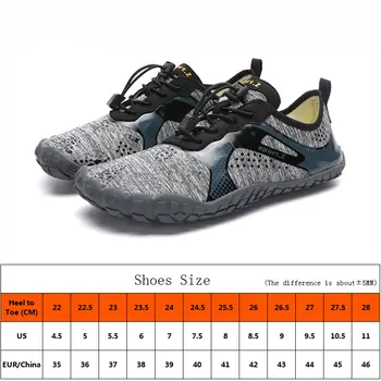 Aqua Shoes In Upstream Shoes Quick-Dry Good Grip Oddychającym Durable Wading Water Shoes Piesze Wycieczki Buty Dla Mężczyzn Antypoślizgowe Błotna Buty