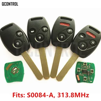 QCONTROL zamek zdalny klucz do Honda S0084-A Accord CIVIC STREAM Car 313MHz 313.8 MHz z chipem ID46