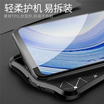 Dla Xiaomi Mi 10 Lite Case For Mi 10 Lite Cover odporny na wstrząsy dysk skórzany pokrowiec Xiaomi Redmi Note 8 9 Pro 9s Mi 10 Pro Lite Fundas