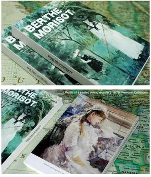 30 szt./kpl. Berthe Morisot szkic malarstwo pocztówka INS styl kartki komunikat karty DIY magazyn dekoracji