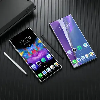 2020 nowy Galay Note25+ 6,8-calowy smartfon Snapdragon 855 12GB RAM 512GB ROM Android 10.0 telefon komórkowy w magazynie wersja globalna
