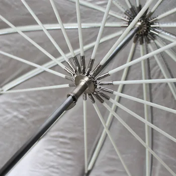 Fotografia 200 cm odblaskowe parasol czarny i srebrny miękkie światło parasolka studyjna lampa błyskowa softbox