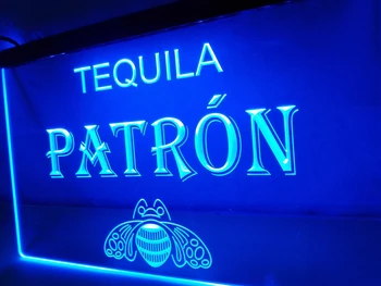 LE143 - Patron Tequila Bar Pub Beer LED neon świetlny szyld