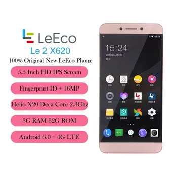 Leeco LETV Le 2 X620 MTK Helio X20 32GB 3GB Smartphnoe Deca Core 5.5