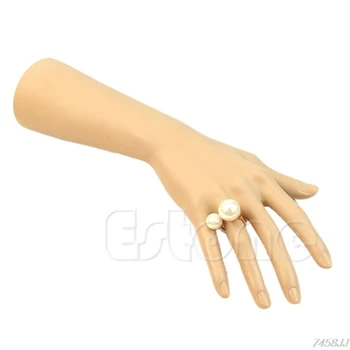 Niniejszy Kobiece Ręce Manekina Paznokci Fałszywe Modelu Zegarek Bransoletka Pierścień Rękawice Manekin Ręczny Wyświetlacz Stoisko Kosmicznego