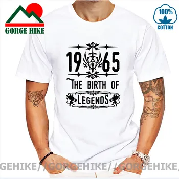 Vintage Made in 1965 T Shirts Fashion 1965 The Birth of Legends Tee Shirt Retro Streetwear Cool Tops 55Th Birthday Gifts T-Shirt