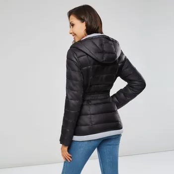 2020 nowe parki damskie damskie płaszcze zimowe zagęszczanie mieszanki bawełny kurtka zimowa damska czarna z imitacji futra kurtki parki dla kobiet zima