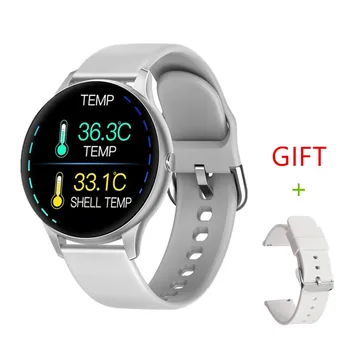 K21 Smart Watch Pomiar Temperatury Ciała Przypomnienie O Wywołaniu Wodoodporny Sportowy Fitness Tracker 2020 Mężczyźni I Kobiety Smartwatch
