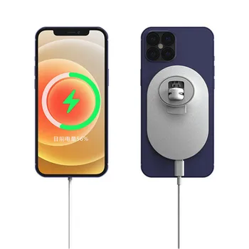 15 W HaloLock magnetyczny szybki bezprzewodowy ładowania uchwyt do Magsafe iPhone12 12Pro 12ProMax 12MiniCar ładowarka otwór wentylacyjny telefoniczne mocowanie