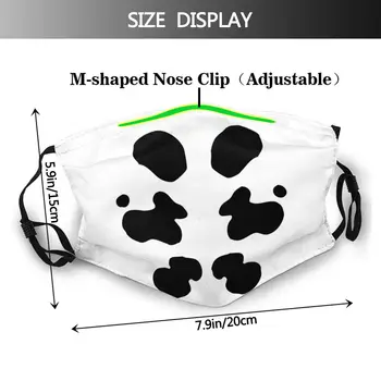 Stróża Rorschach Happy Face są zmywalni Printed Mouth Face Mask wiatr zimne Dowód z filtrem Zimowa osłona maski