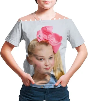 Kids Anime Tshirt Boys/Girls Casual Summer Kawaii T-shirts bluzki z krótkim rękawem Jojo 3d Design T Shirt dziecięcy fajna koszulka