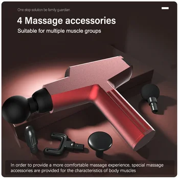 Yonker Massage Gun Fascia Gun Body Slimming Massager Shaping Pain Relief Muscle Relax Vibration Wysokiej Częstotliwości Wibracyjne Pistolety