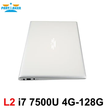 Partaker L2 Windows 10 laptop notebook 13,3 cala Core I7 7500U 8G Ram 256G SSD klawiatura z podświetleniem 1920*1080 ultrabook